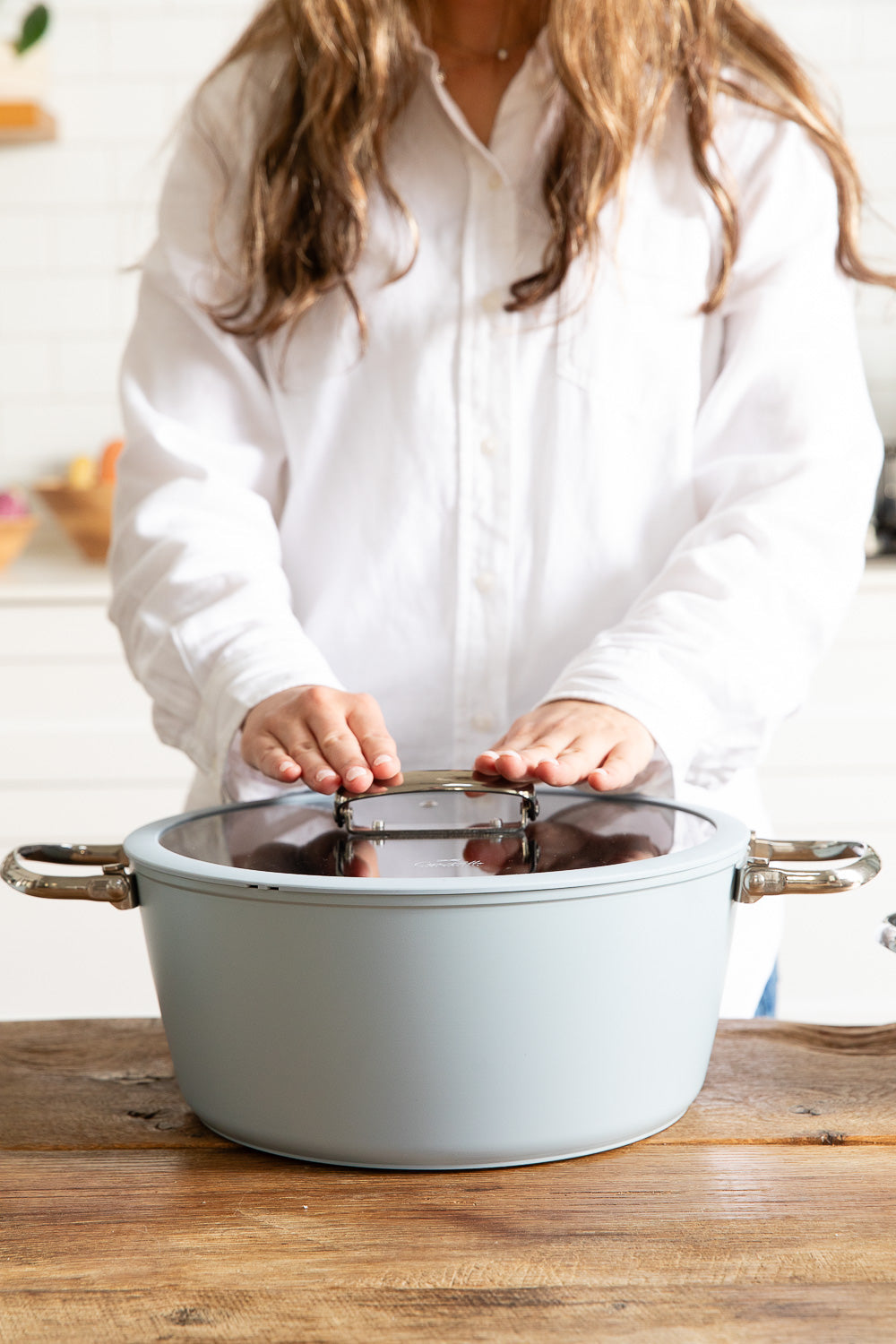 Premium Nesting Cookware Set with Foldable Handles