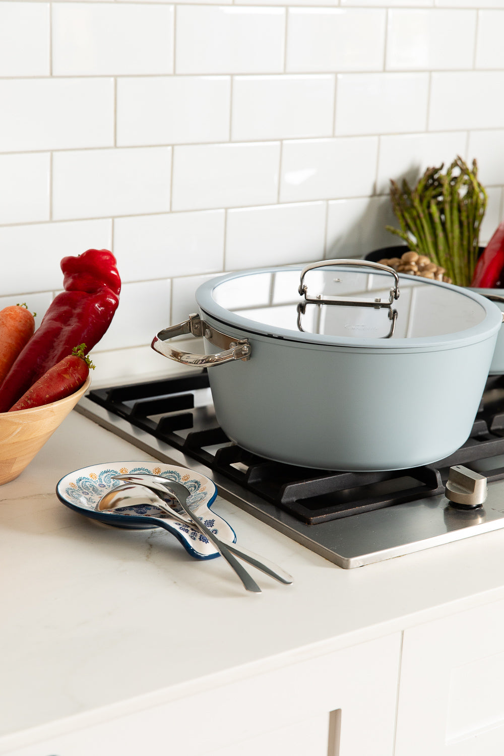 Premium Nesting Cookware Set with Foldable Handles