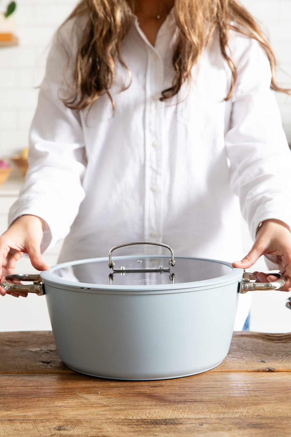 Premium Nesting Cookware Set with Foldable Handles